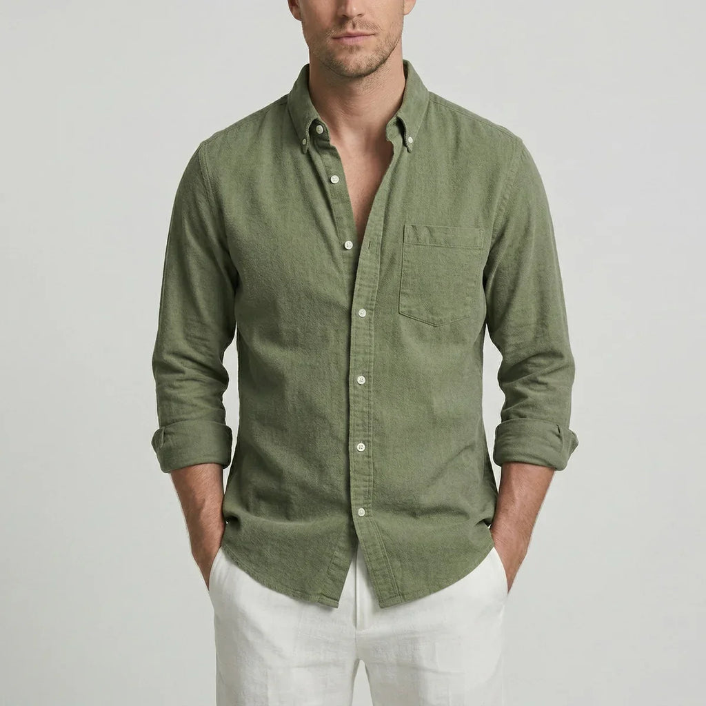 Gonçalo - Camisa Casual Chic de Algodón