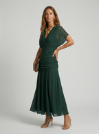 Nora | Vestido largo con cuello en v