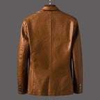 Nicolás – Blazer de Cuero Elegante y Estilizado