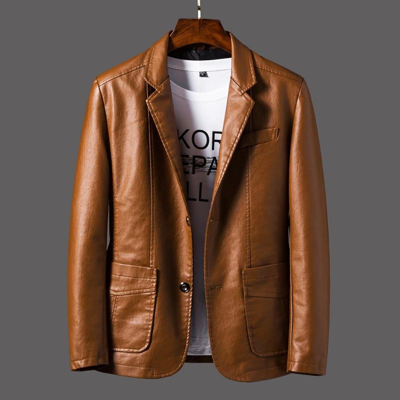 Nicolás – Blazer de Cuero Elegante y Estilizado