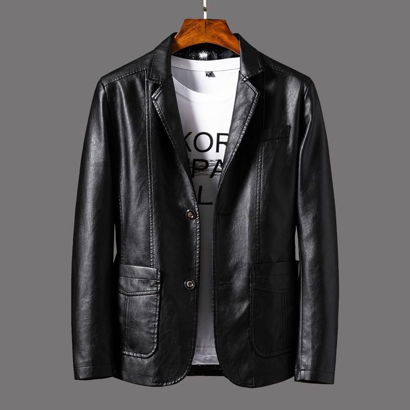 Nicolás – Blazer de Cuero Elegante y Estilizado