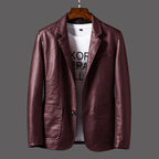Nicolás – Blazer de Cuero Elegante y Estilizado