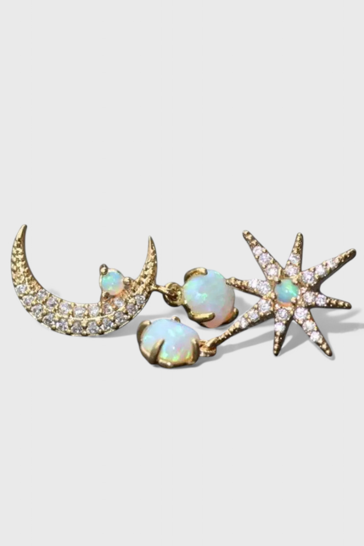 Pendientes de Luna y Estrella