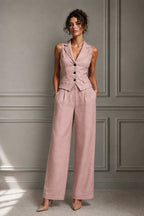 Jelena - Conjunto Chic Chaleco y Pantalón Clásico