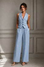 Jelena - Conjunto Chic Chaleco y Pantalón Clásico