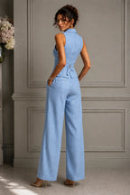 Jelena - Conjunto Chic Chaleco y Pantalón Clásico