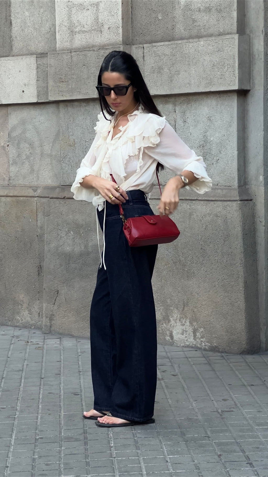 Luna Soler – Bolso Clara de cuero vegano vintage