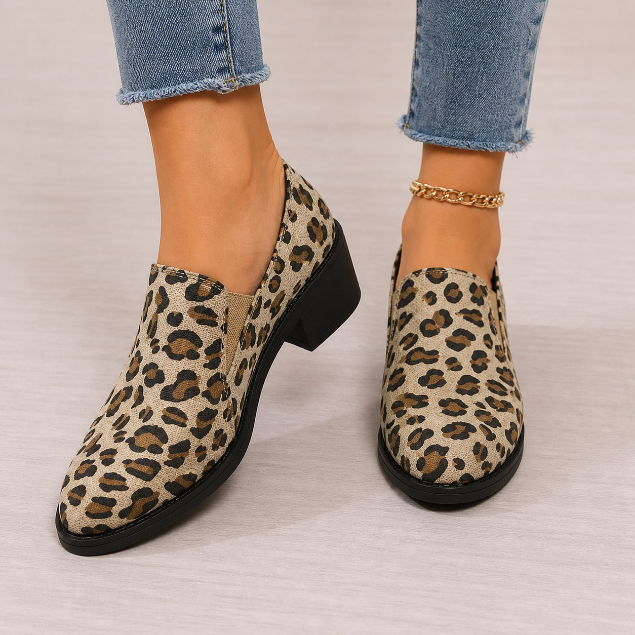 Angélique | Mocasín Leopardo