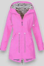Chaqueta de Lluvia Impermeable Aria Estilosa para Uso Diario