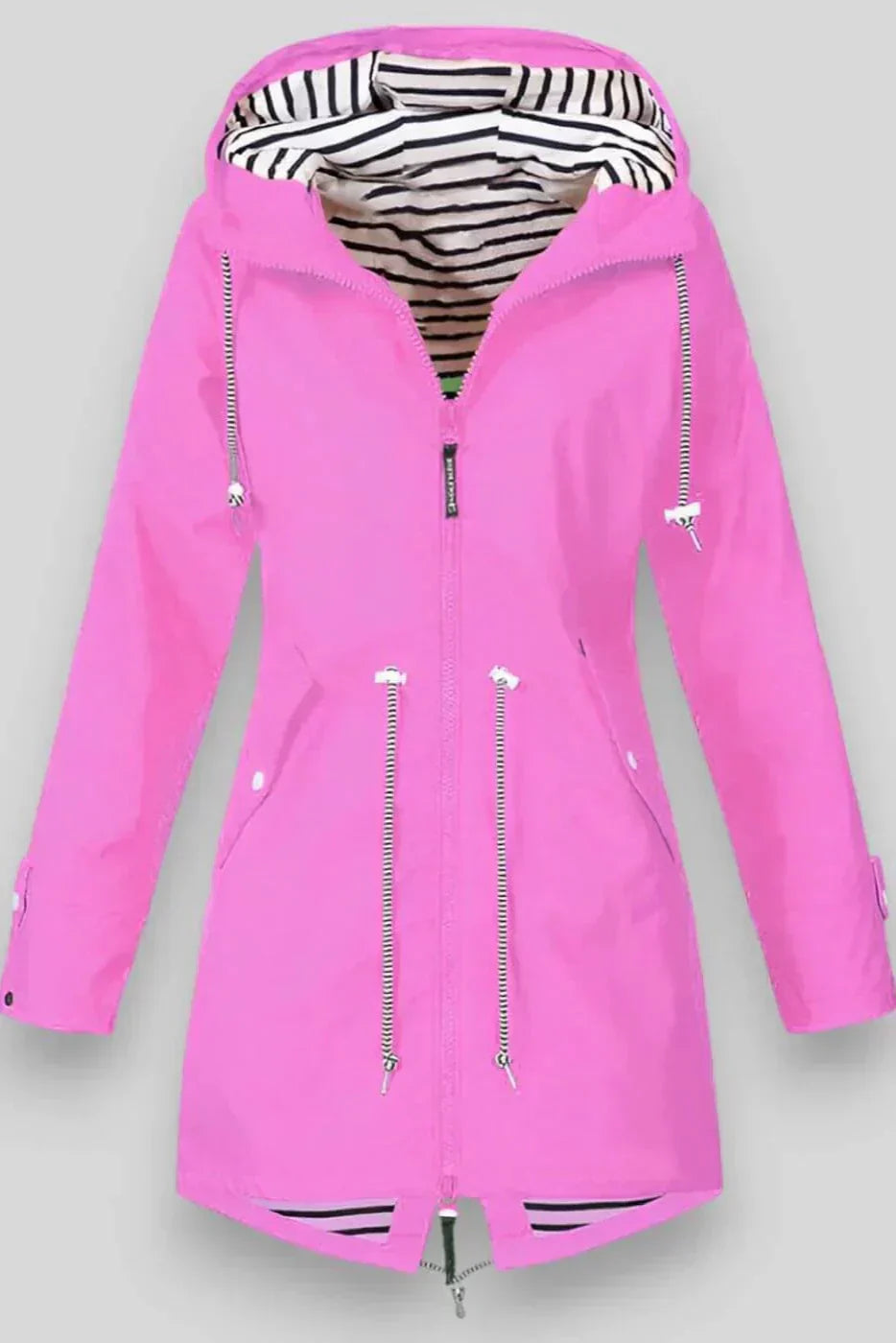 Chaqueta de Lluvia Impermeable Aria Estilosa para Uso Diario