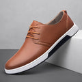 Enrico - Zapatillas Elegantes Minimalistas de Cuero Liso
