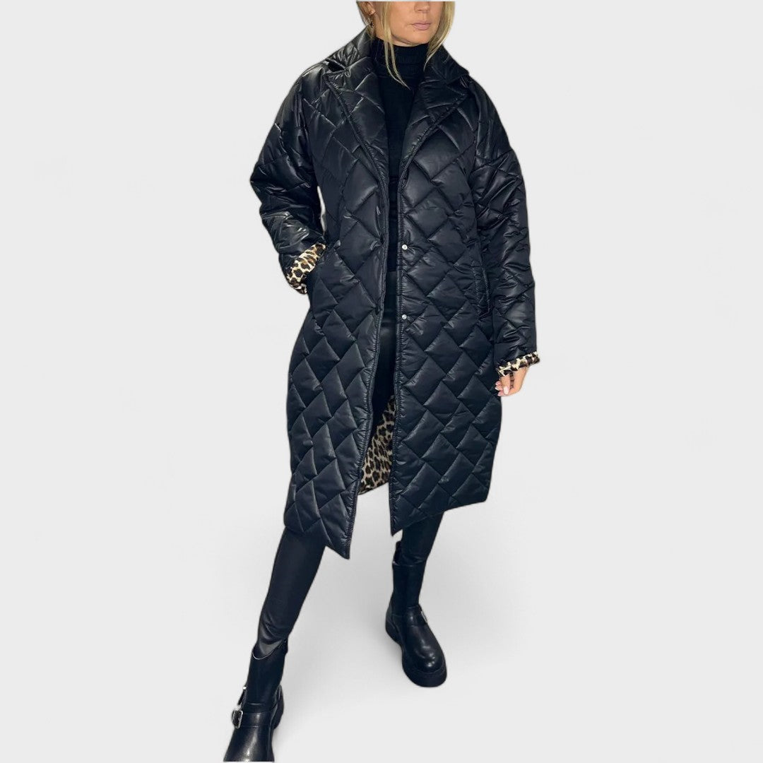 Mara - Abrigo acolchado reversible