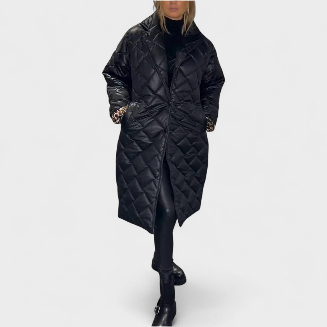 Mara - Abrigo acolchado reversible
