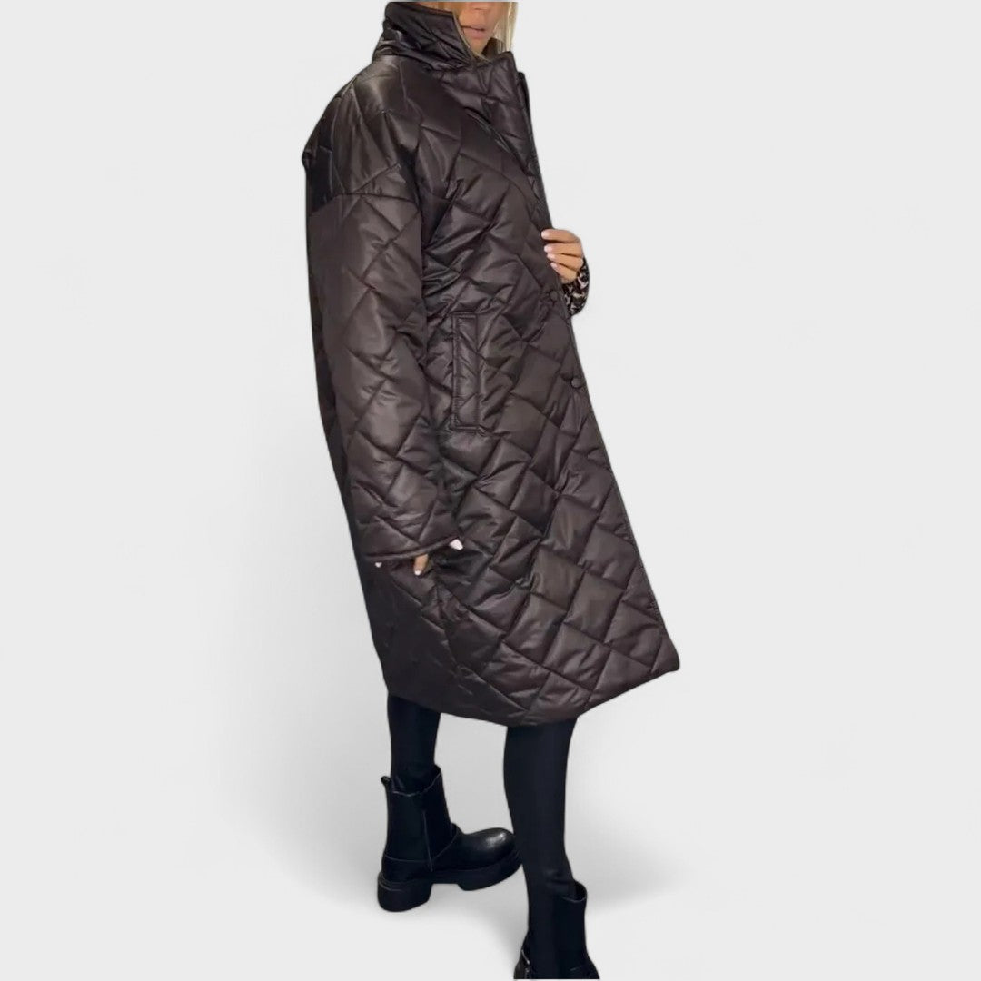 Mara - Abrigo acolchado reversible