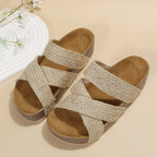 Sandalias de Elegancia Tejida