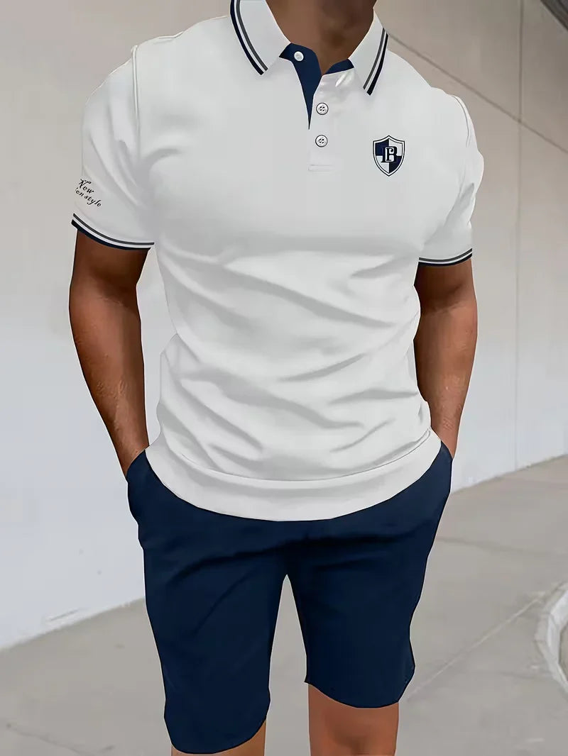 Philbert - Conjunto Completo Polo y Shorts Chic Casual