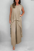 Siana - Conjunto Plisado Chic 2 Piezas