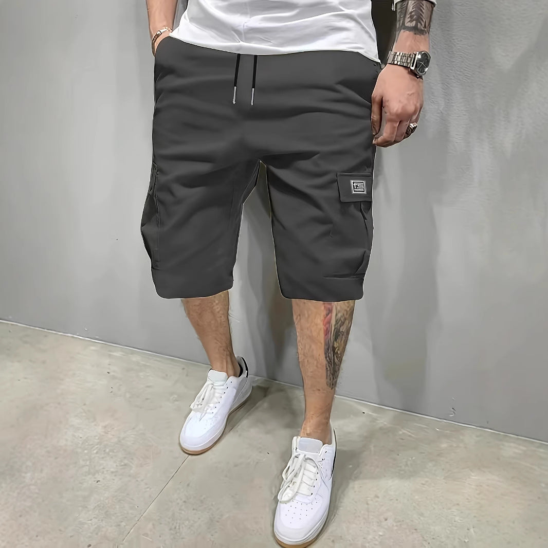 Pantalones Cortos Cargo Marino