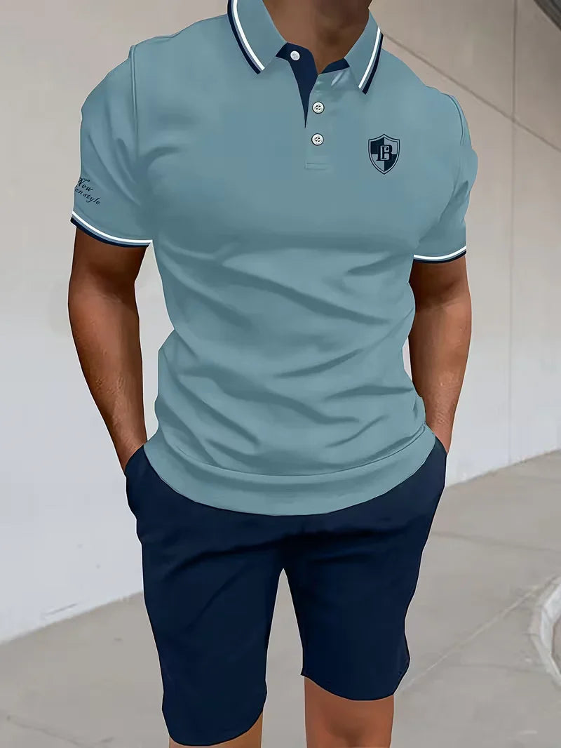 Philbert - Conjunto Completo Polo y Shorts Chic Casual