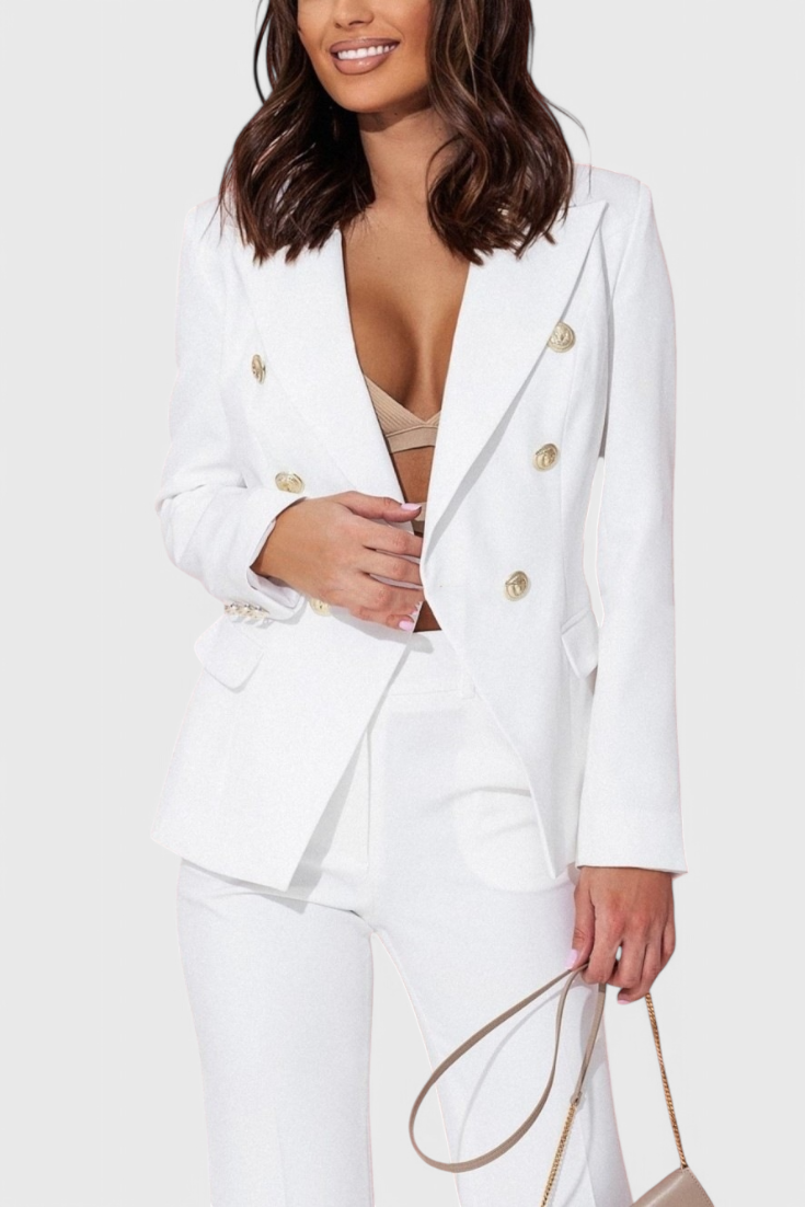 Rosalind Conjunto de Blazer y Pantalones Elegante