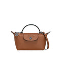 MINI BOLSO DE PIEL LONGCHAM | MARRÓN
