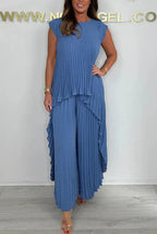 Siana - Conjunto Plisado Chic 2 Piezas