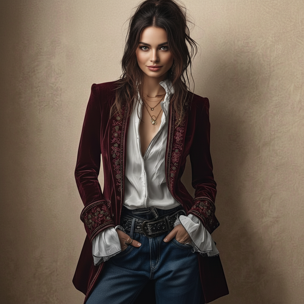 NURIA | ABRIGO DE TERCIOPELO
