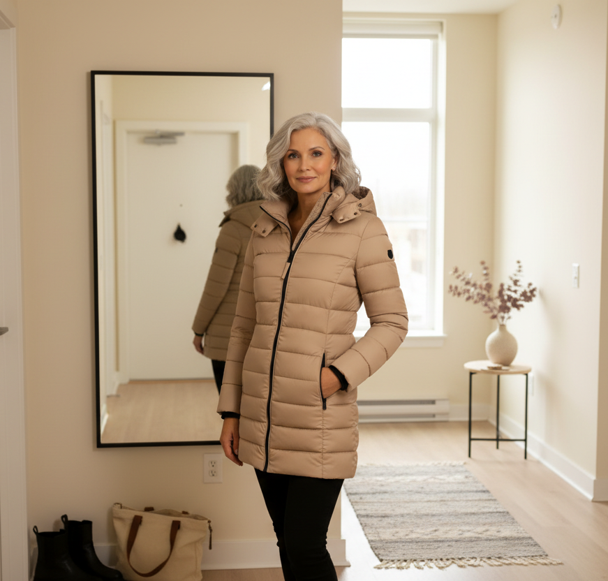 CHAQUETA SYLVIA LIGERA Y ACOLCHADA