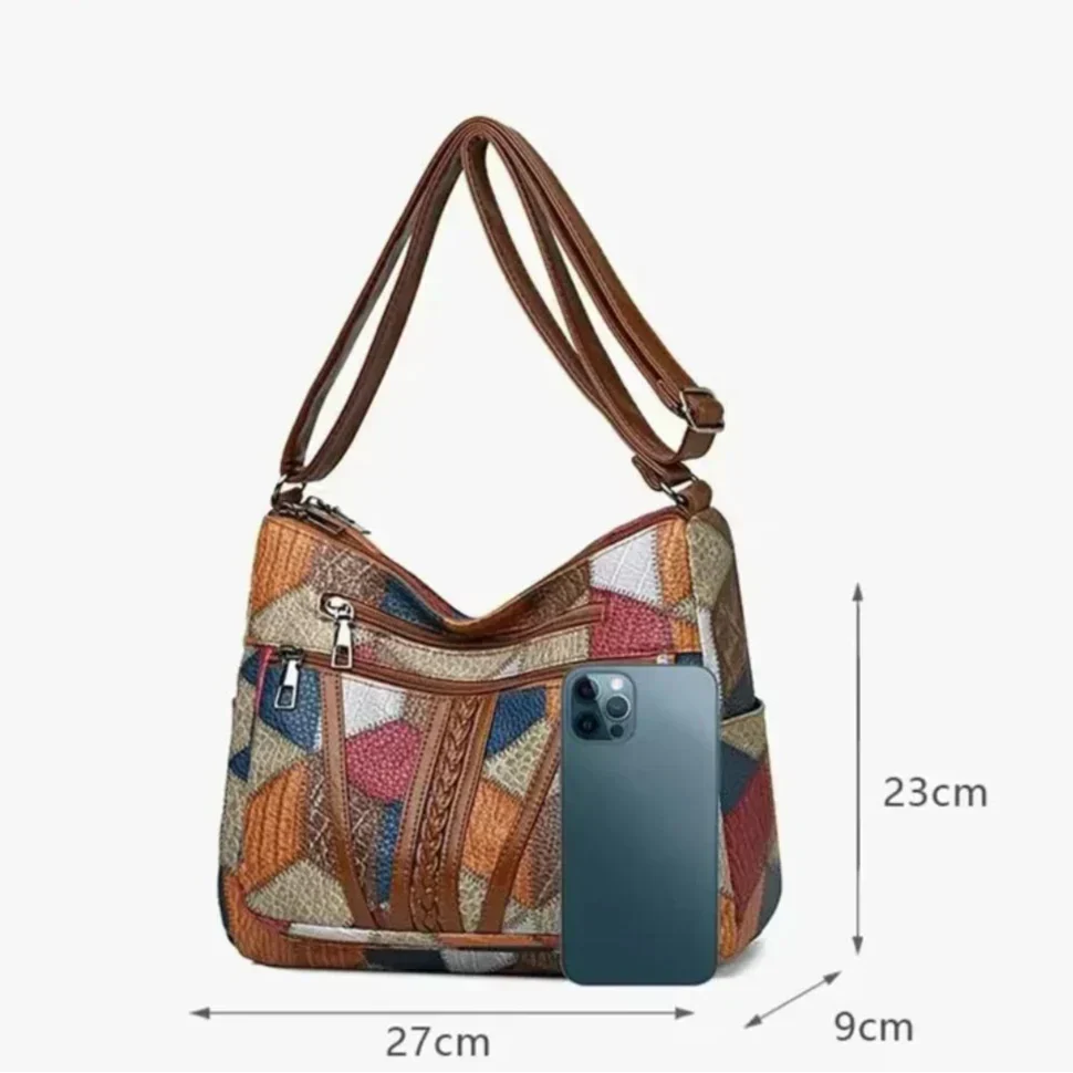 Allegra - Bolso con Bandolera Elegante de Cuero Hecho a Mano