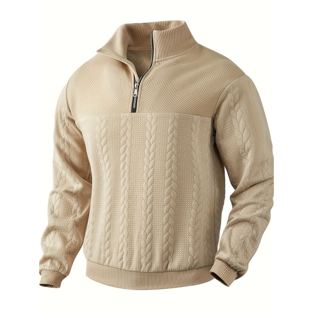 Van Elst Mode® | Chaqueta de Punto con Cremallera