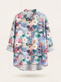 Elise | Blusa de lino elegante para el verano