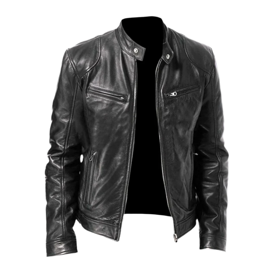 Sebastián – Chaqueta de cuero premium