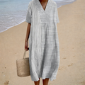 Antonia | Vestido midi a rayas