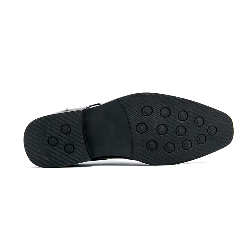 Driel | Zapatos de cuero elegantes para hombre con hebilla monk