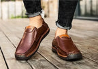 MOCASÍN DE CUERO MILAN SLIP-ON