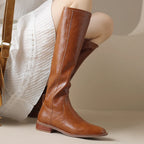 Tivra - Élégantes Bottes Artisanales en Cuir Vériable