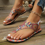 Sandalias Boho Amelia con Tiras Cruzadas
