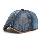 Aloïs - Boina Estructurada de Denim en Contraste