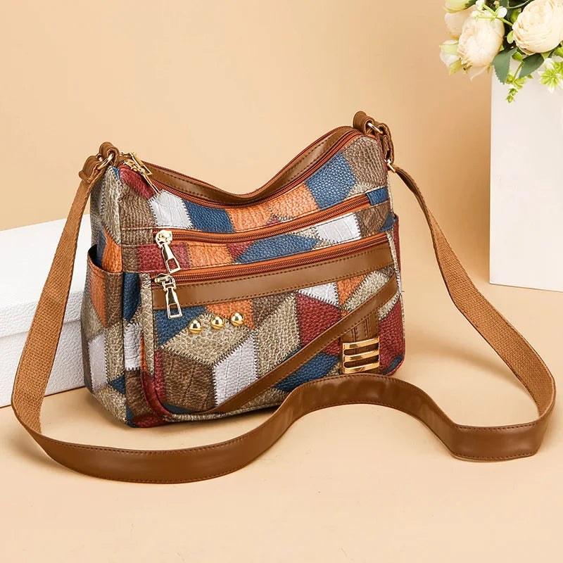 Allegra - Bolso con Bandolera Elegante de Cuero Hecho a Mano