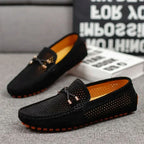 MOCASINES DE CUERO PERFORADO GIANNI