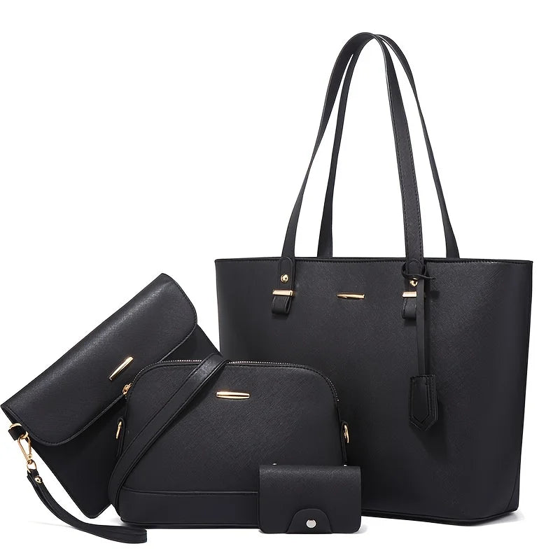 Luna Soler – Set Amelia de 4 bolsos de cuero vegano