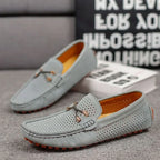 MOCASINES DE CUERO PERFORADO GIANNI