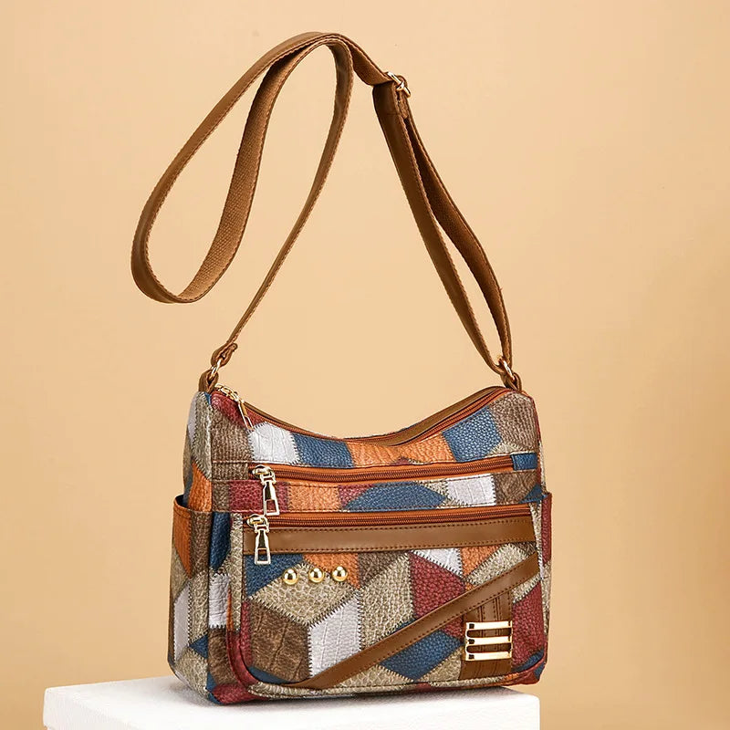 Allegra - Bolso con Bandolera Elegante de Cuero Hecho a Mano