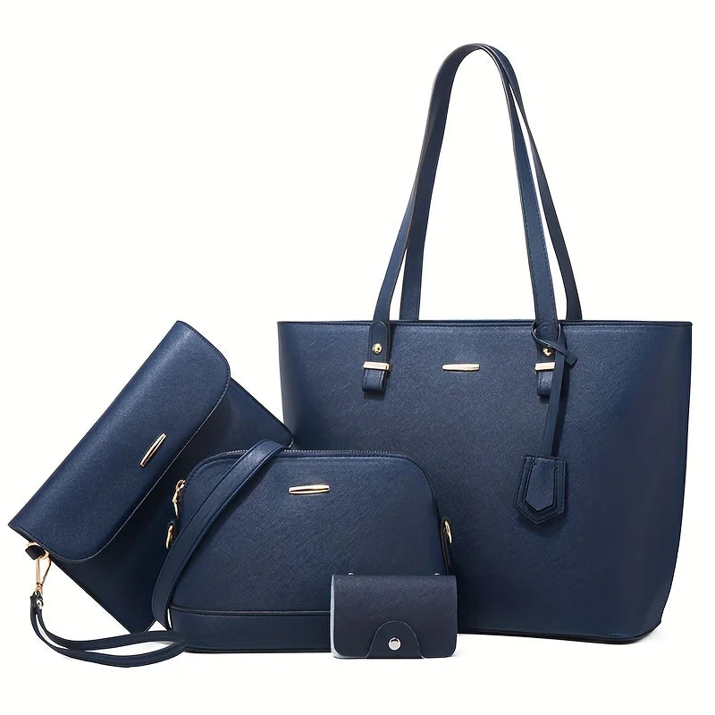 Luna Soler – Set Amelia de 4 bolsos de cuero vegano