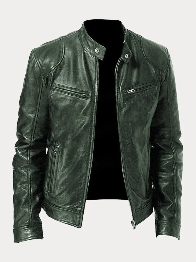 Martín – Chaqueta de Cuero Audaz