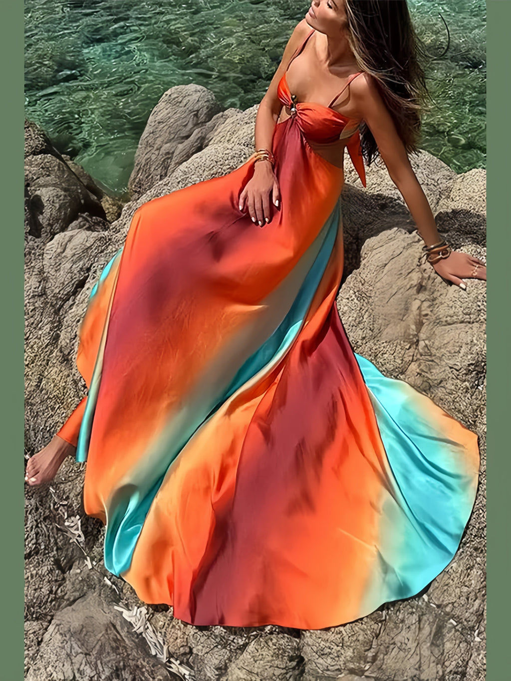 Vestido maxi Solaria