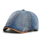 Aloïs - Boina Estructurada de Denim en Contraste