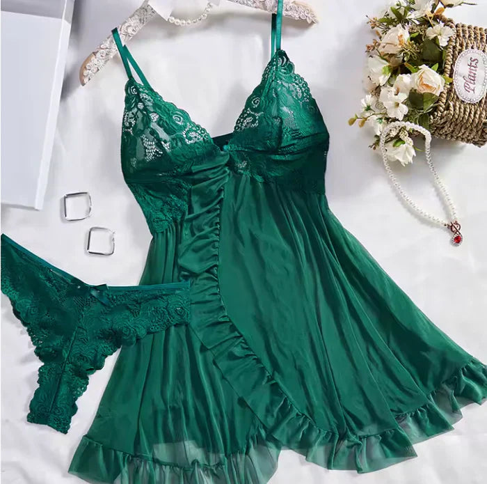 Yulia - Lencería Babydoll de Encaje Seductora