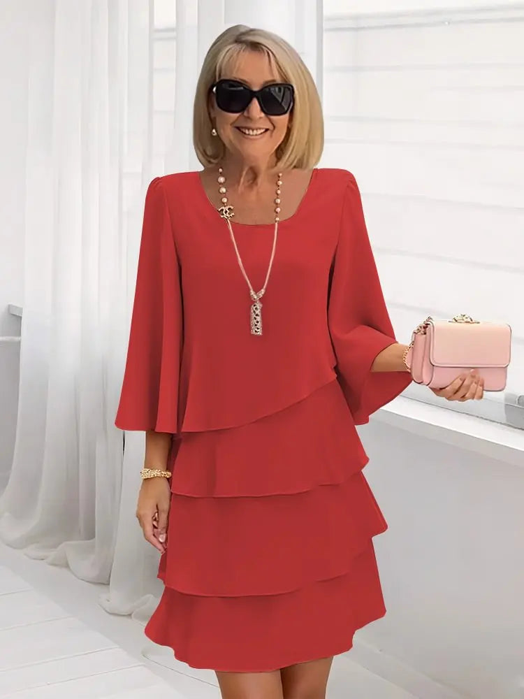 Dolores - Vestido Confort Chic con Volantes