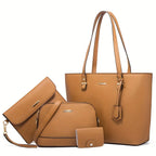 Luna Soler – Set Amelia de 4 bolsos de cuero vegano